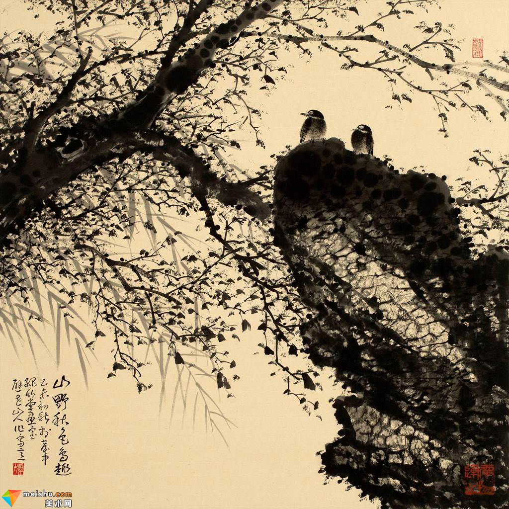 台湾画家廖文潭花鸟作品集(1) - 当代水墨画 - 国画作品网 - 美术网